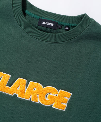 CHENILLE STANDARD LOGO CREWNECK SWEATSHIRT