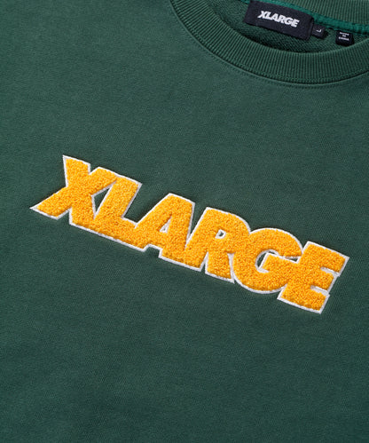 CHENILLE STANDARD LOGO CREWNECK SWEATSHIRT