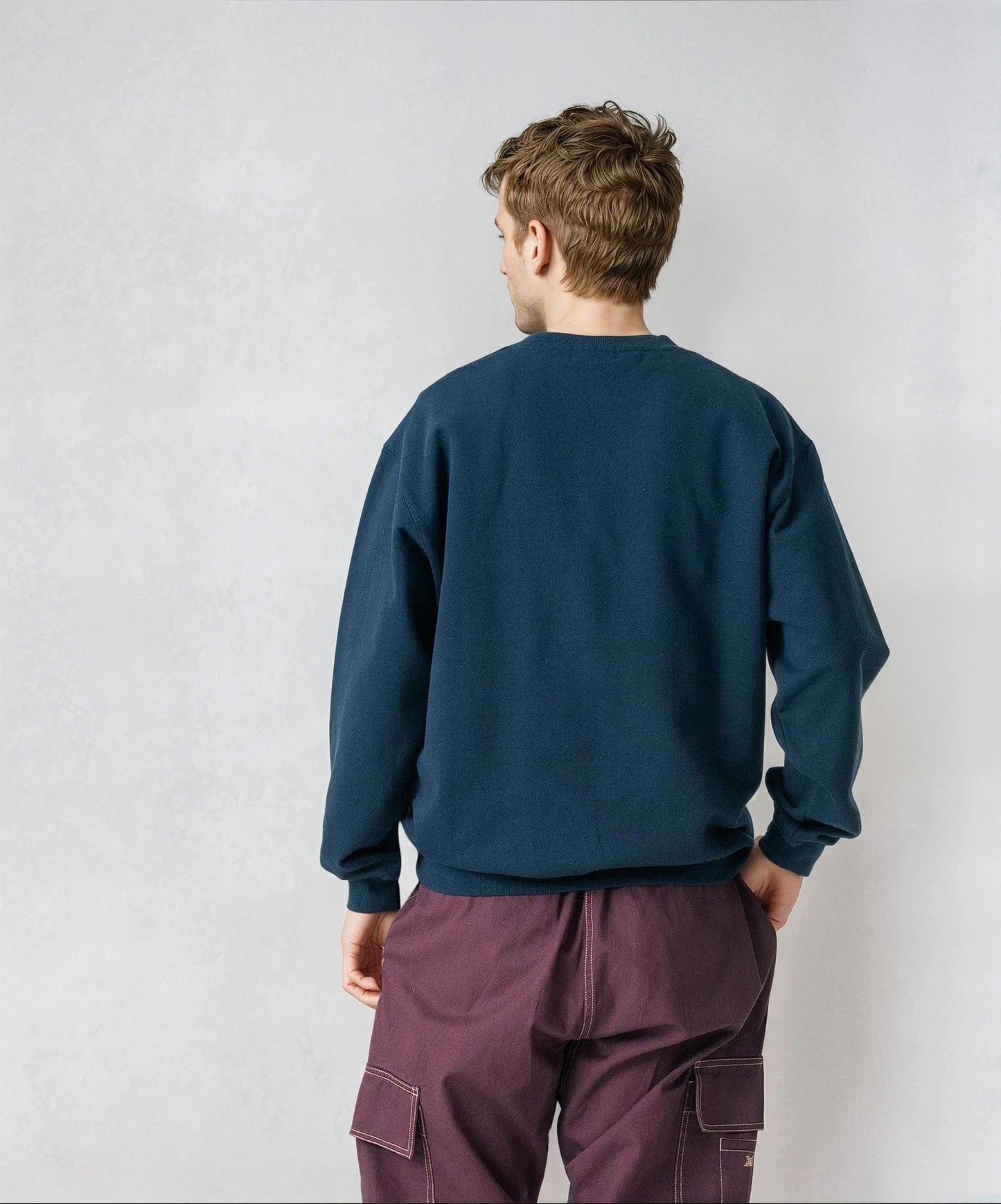 DISTORTION LOGO CREWNECK SWEATSHIRT