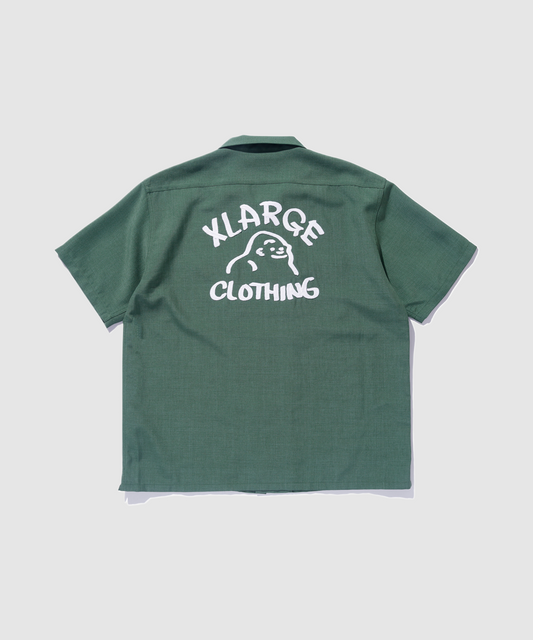DRAWING OG OPEN COLLAR S/S SHIRT