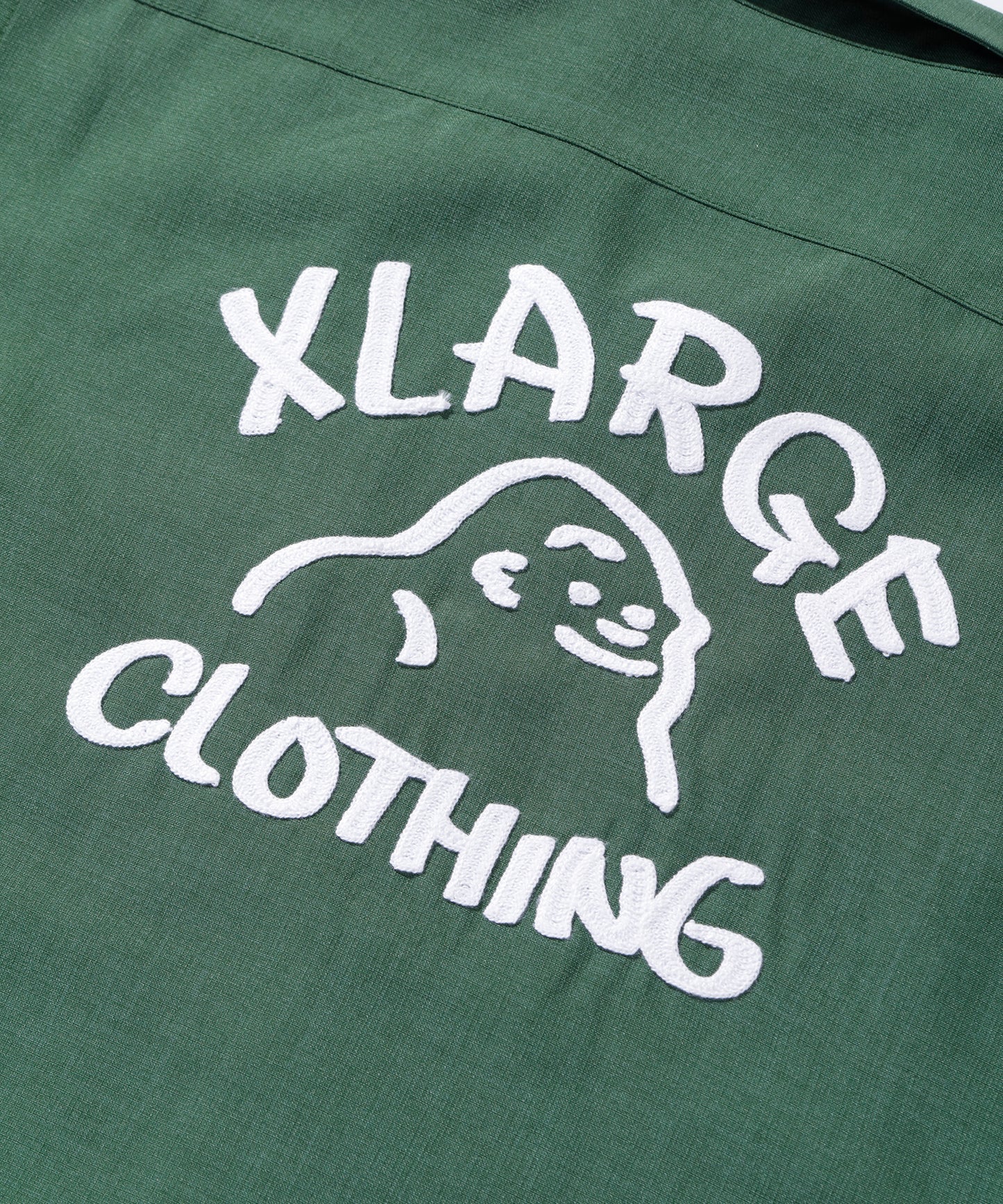 DRAWING OG OPEN COLLAR S/S SHIRT