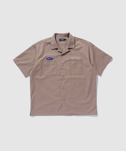 EMBROIDERED S/S WORK SHIRT