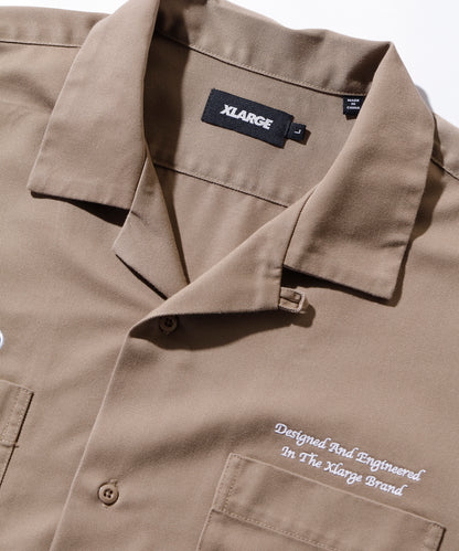 EMBROIDERED S/S WORK SHIRT
