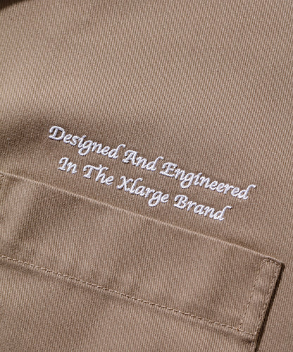EMBROIDERED S/S WORK SHIRT
