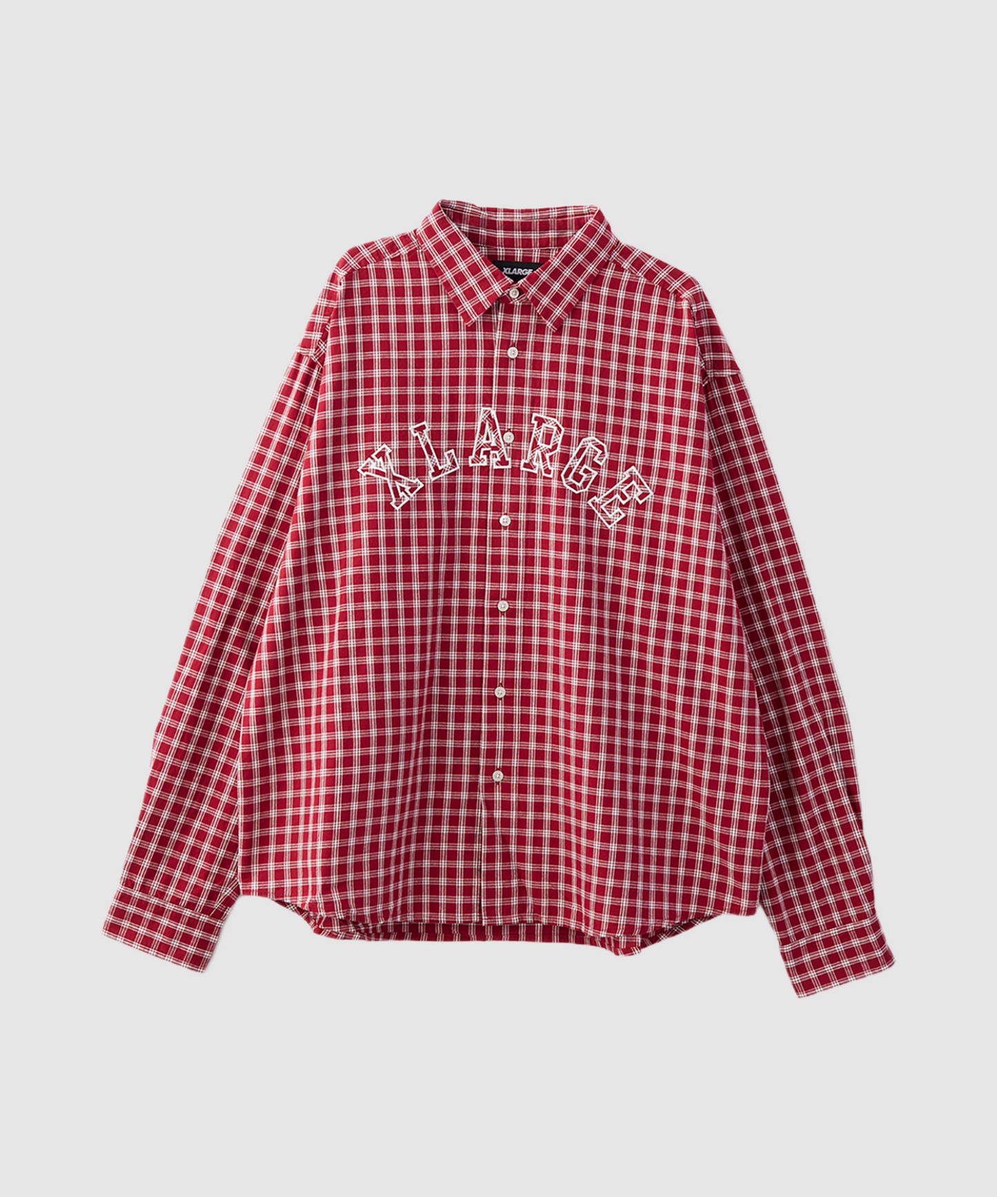 PATCH LOGO PLAID L/S SHIRT