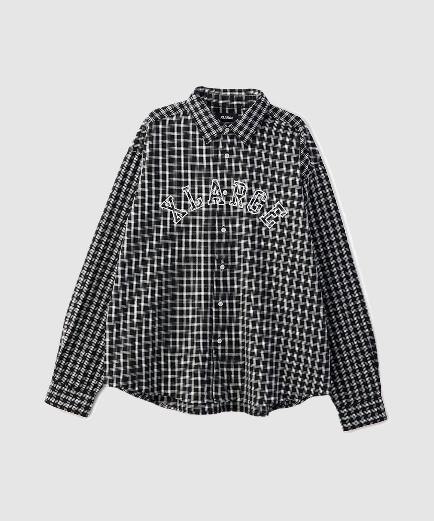 PATCH LOGO PLAID L/S SHIRT