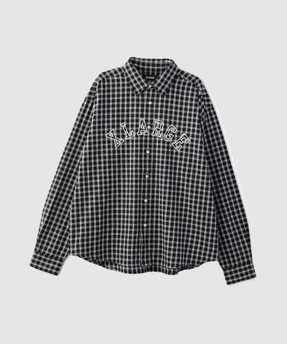 PATCH LOGO PLAID L/S SHIRT