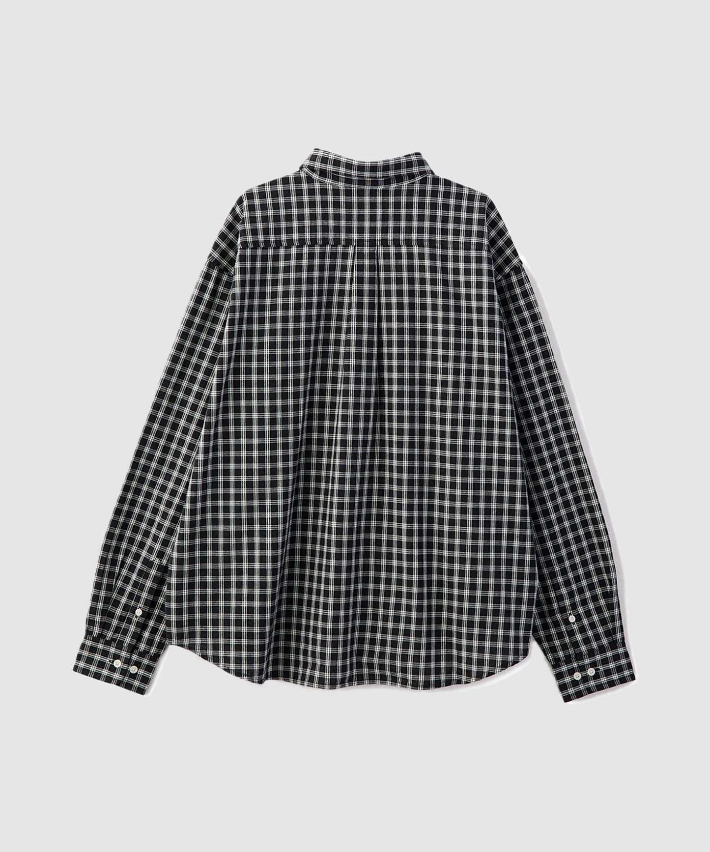 PATCH LOGO PLAID L/S SHIRT