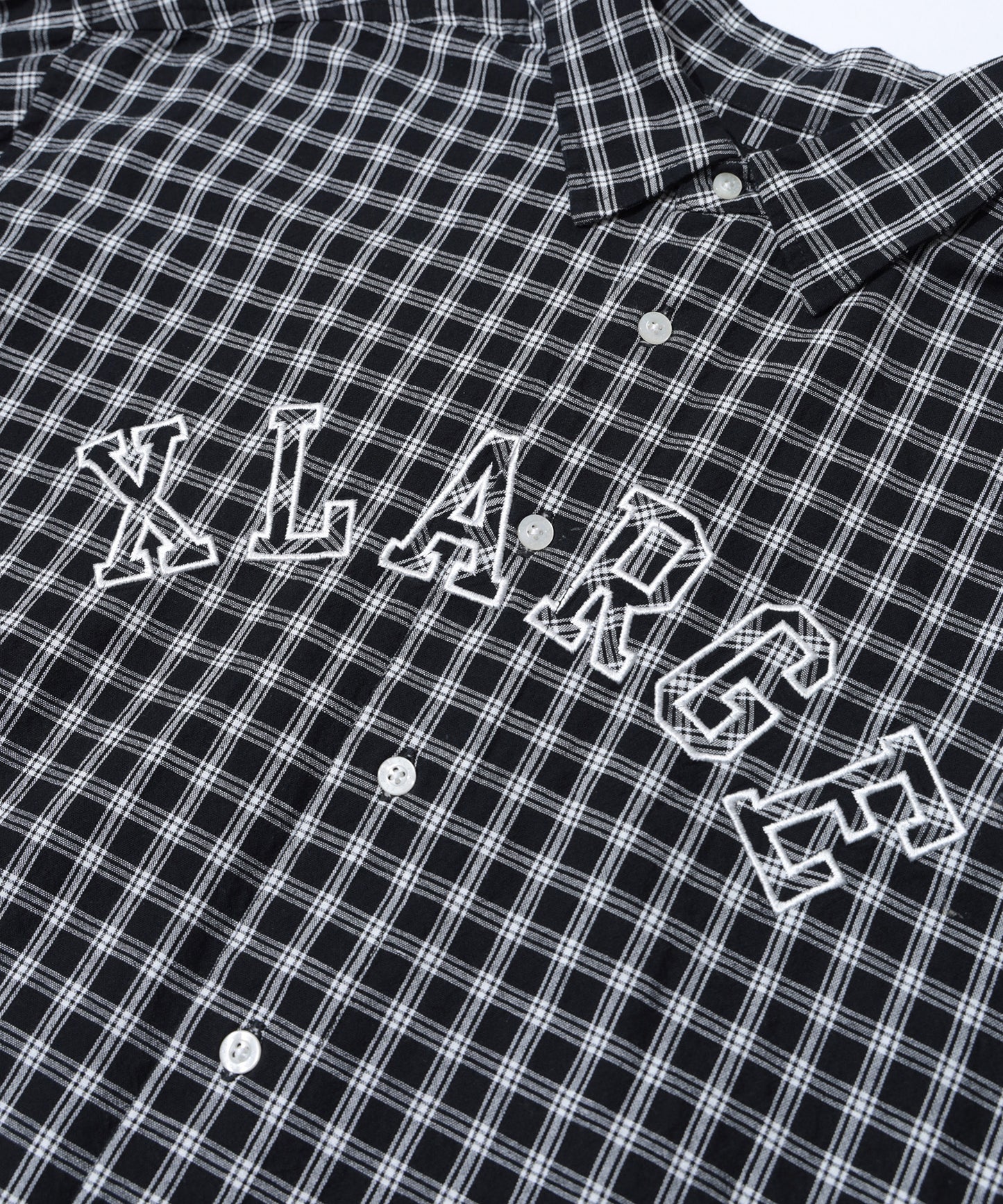 PATCH LOGO PLAID L/S SHIRT
