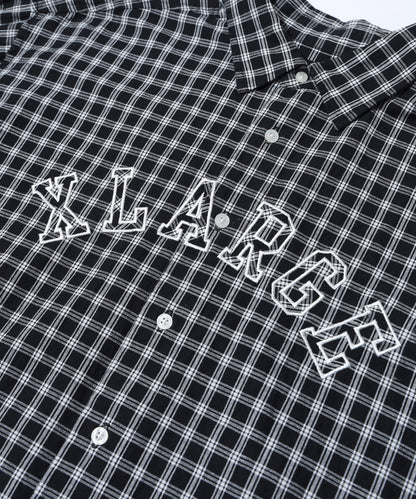 PATCH LOGO PLAID L/S SHIRT