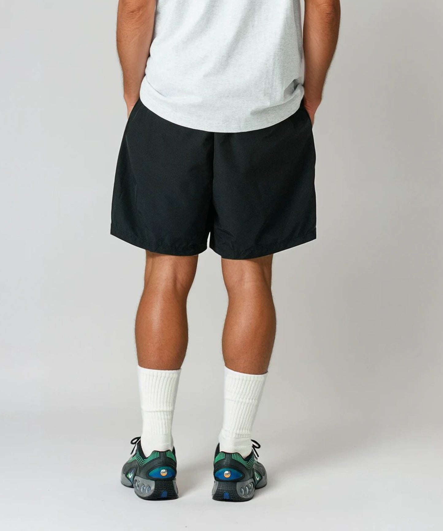 EMBROIDERED NYLON SHORT PANTS