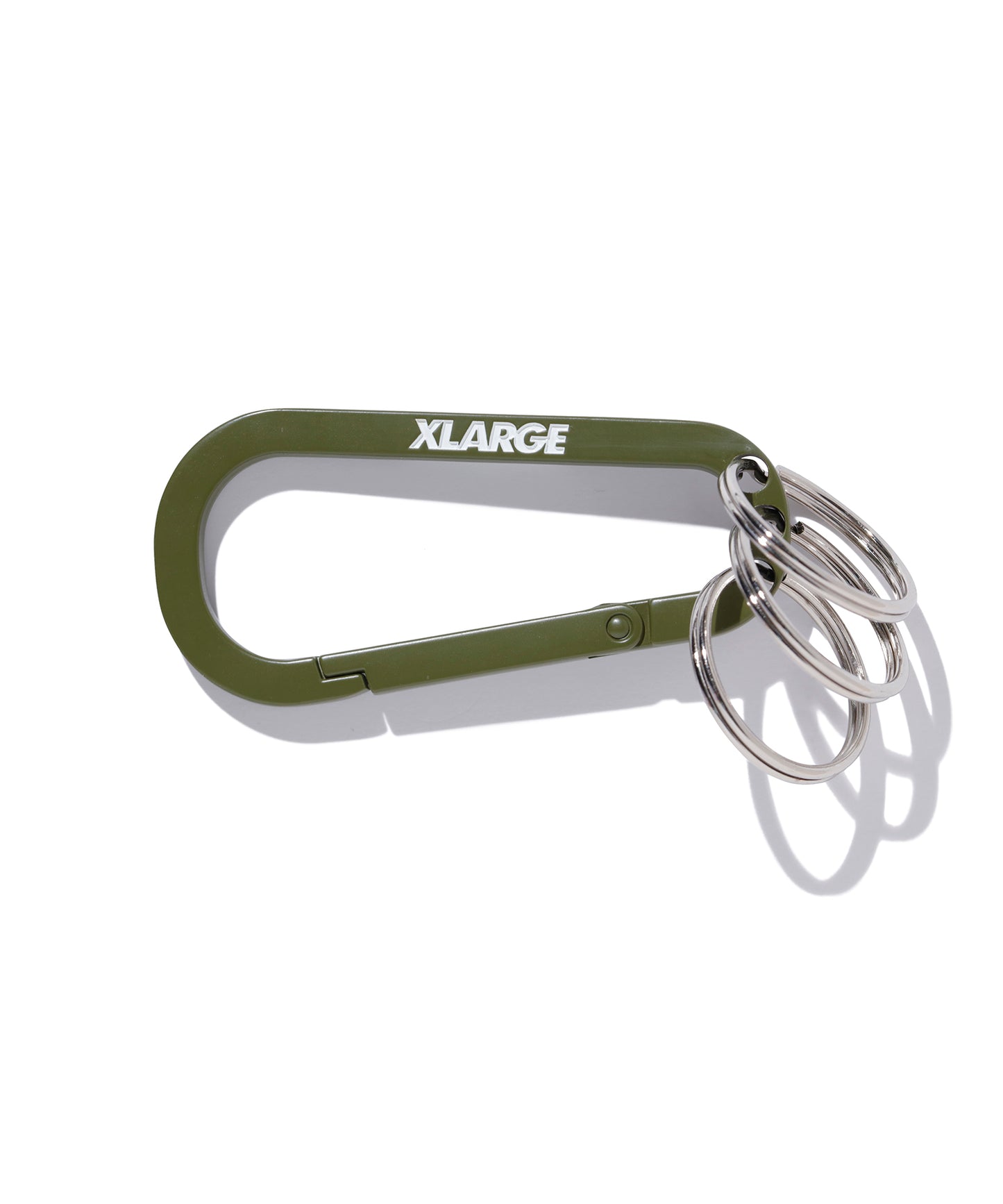 SLANTED LOGO KEYRING CARABINER