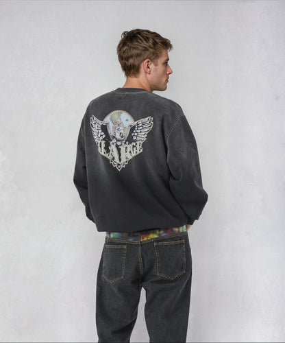 EAGLE WINGS TO THE WORLD CREWNECK SWEATSHIRT