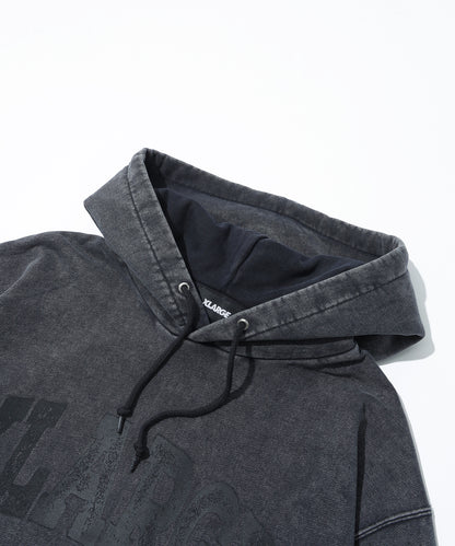 DYED COLLAGE LOGO HOODIE