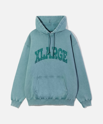 DYED COLLAGE LOGO HOODIE