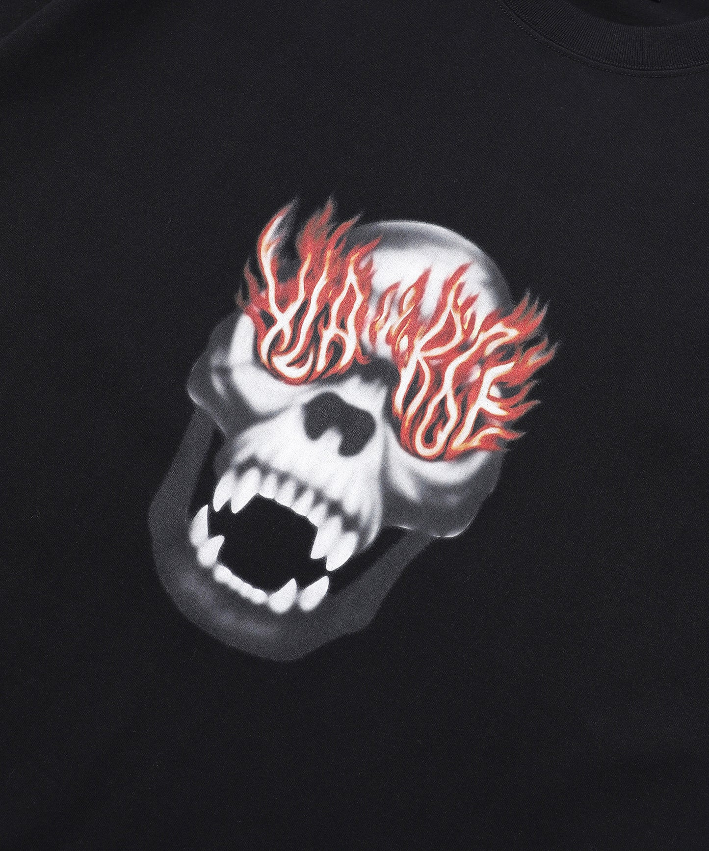 SKULL IN FLAMES S/S TEE
