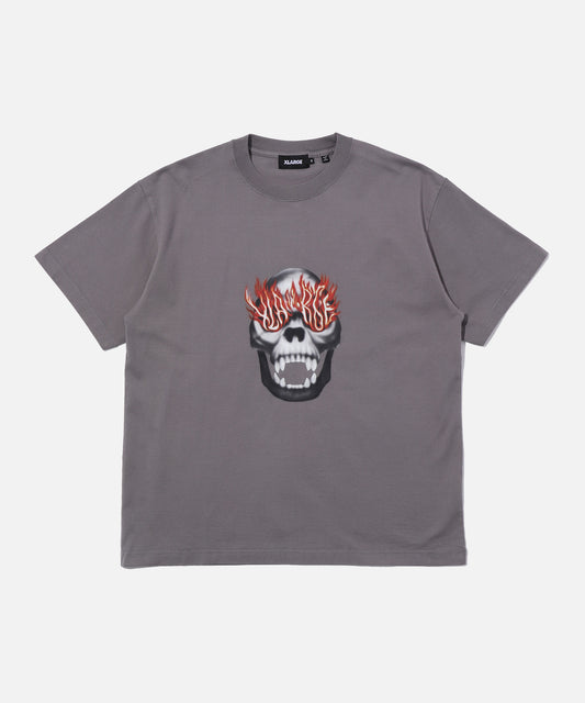 SKULL IN FLAMES S/S TEE