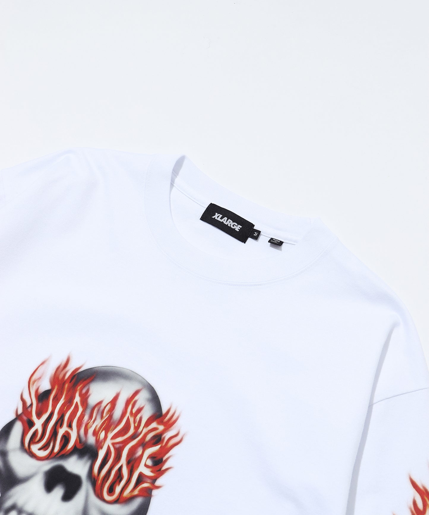 SKULL IN FLAMES L/S TEE