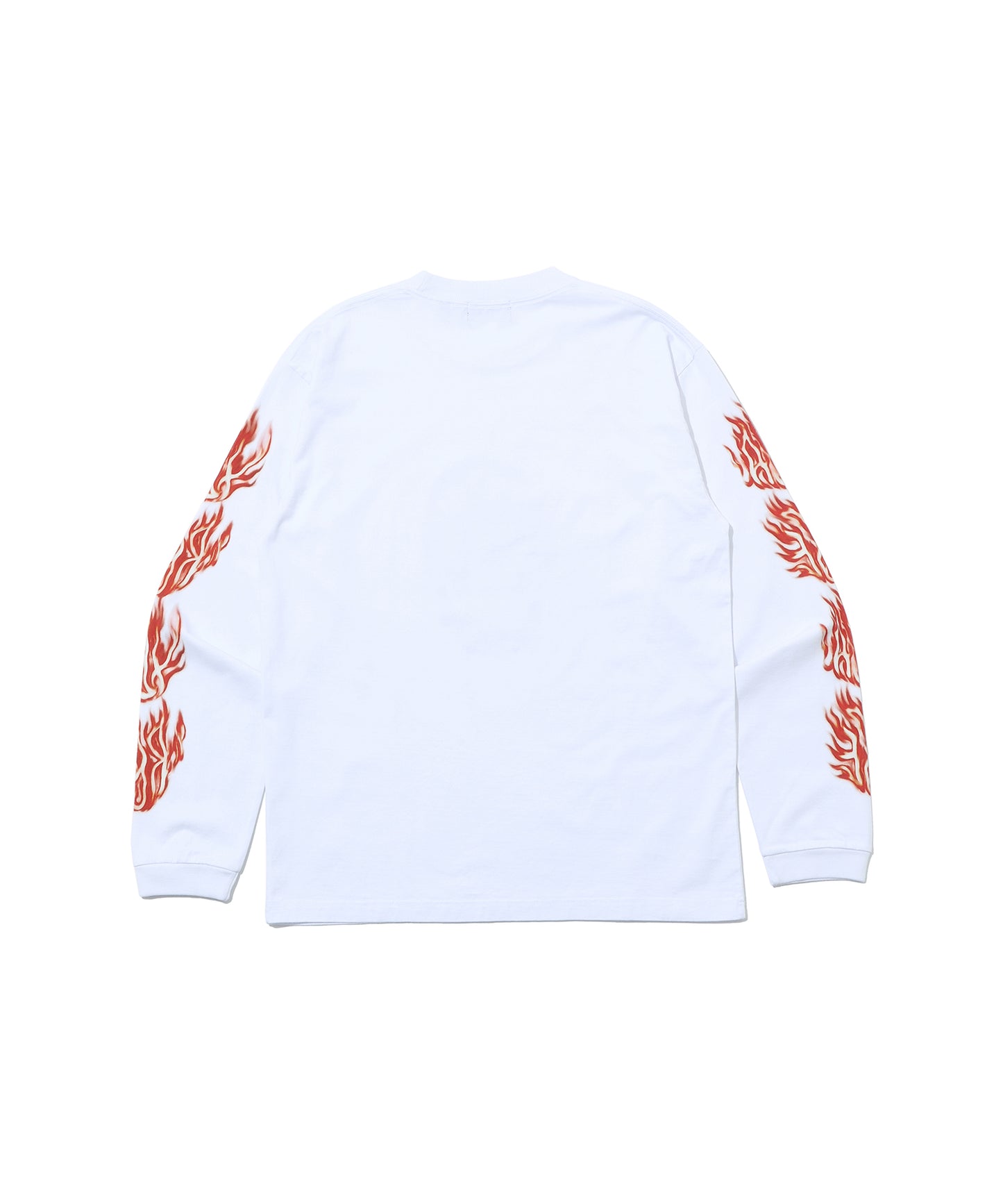SKULL IN FLAMES L/S TEE