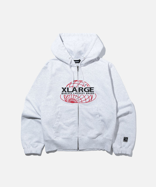 WORLDS LARGEST BRAND SLIM ZIP HOODED SWEATSHIRT