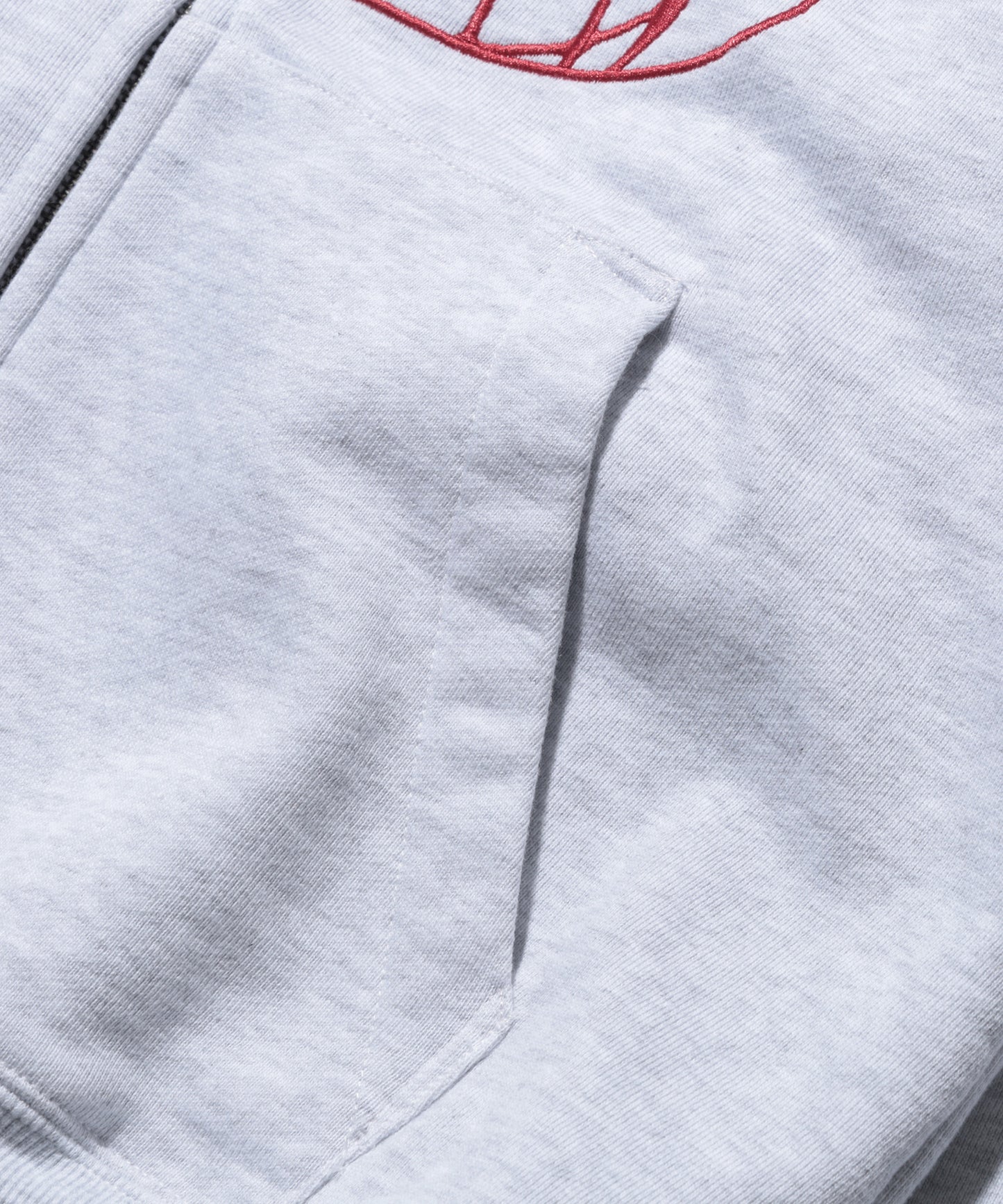 WORLDS LARGEST BRAND SLIM ZIP HOODED SWEATSHIRT