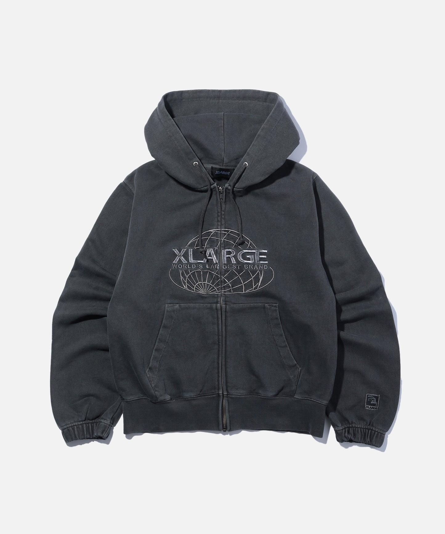 WORLDS LARGEST BRAND SLIM ZIP HOODED SWEATSHIRT