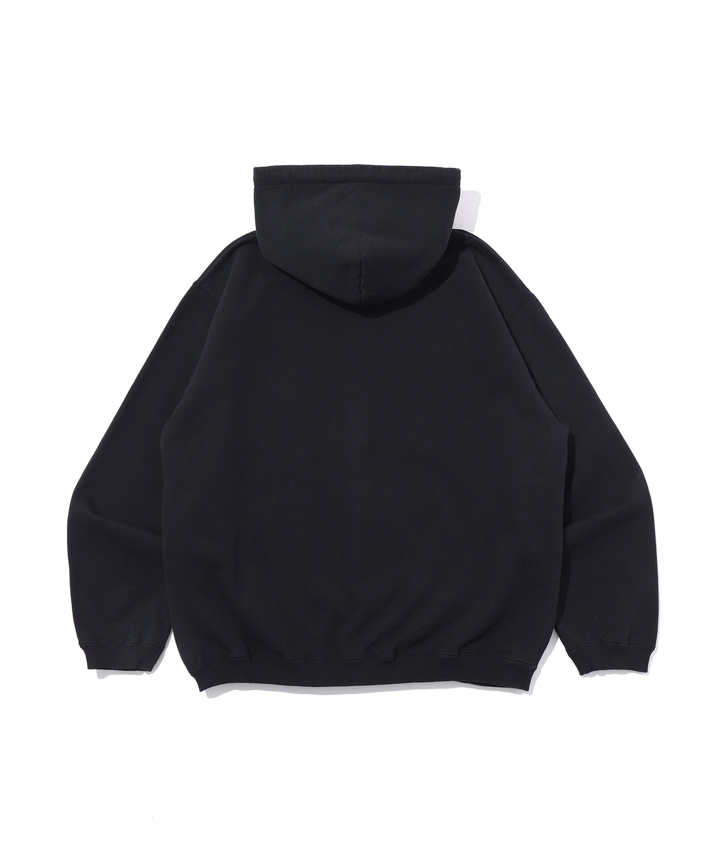 LABEL ZIP HOODED SWEATSHIRT