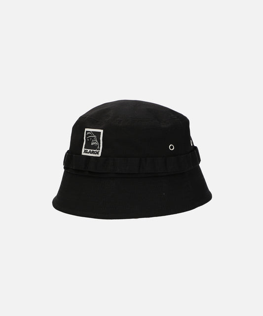 RIPSTOP LABEL BUCKET HAT
