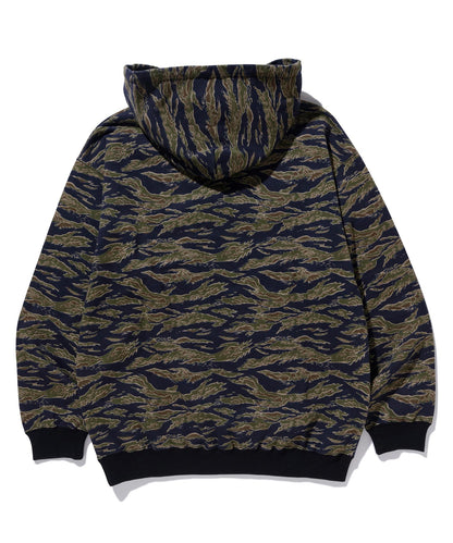 CAMO PULLOVER HOODED SWEAT