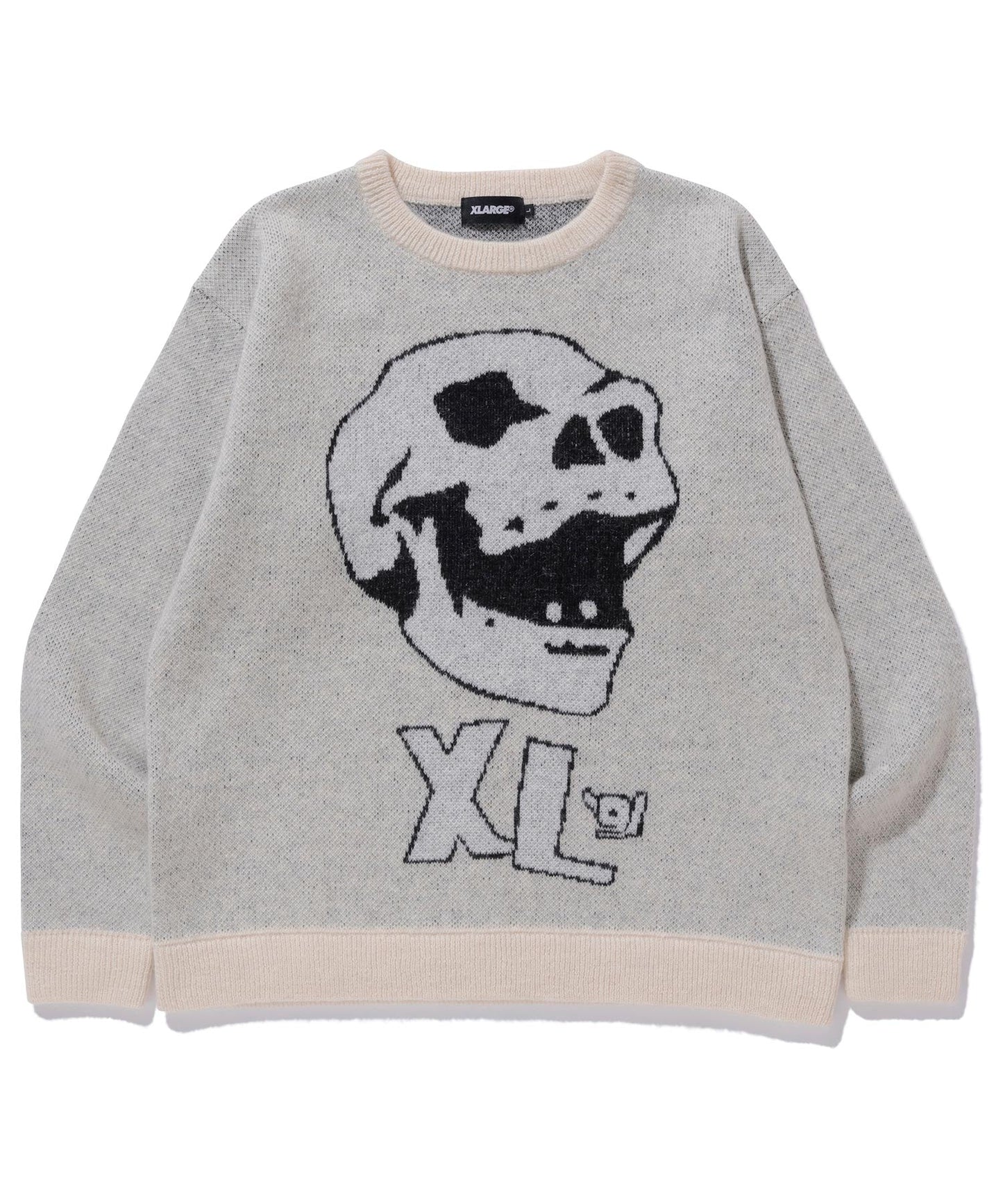SKULL MOHAIR KNIT