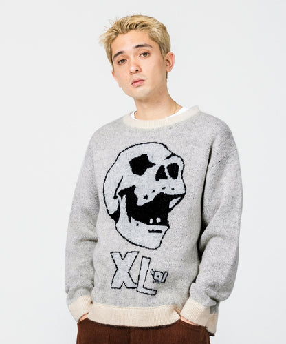 SKULL MOHAIR KNIT