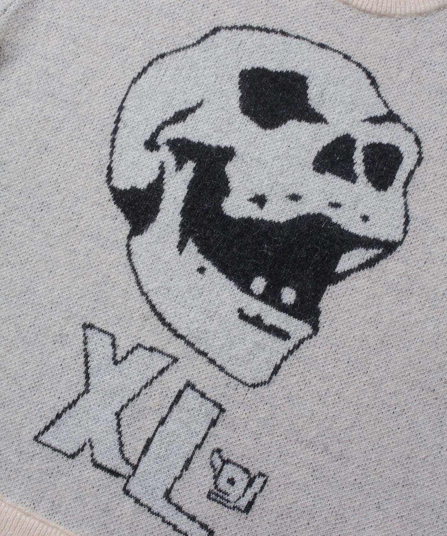 SKULL MOHAIR KNIT
