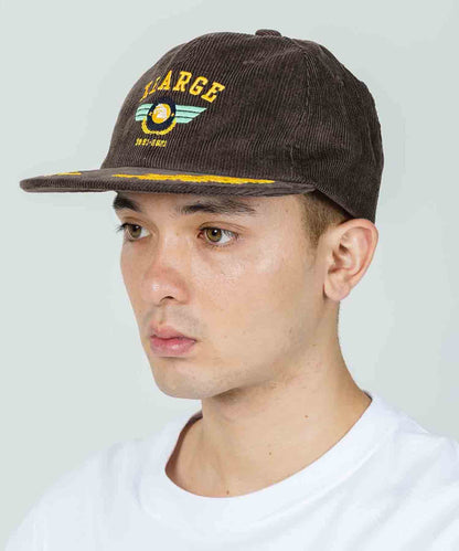 PILOT LOGO EMBROIDERY CORDUROY CAP