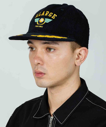 PILOT LOGO EMBROIDERY CORDUROY CAP
