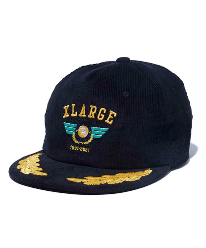 PILOT LOGO EMBROIDERY CORDUROY CAP