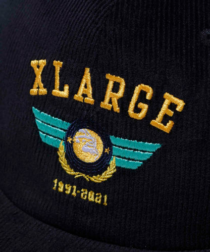 PILOT LOGO EMBROIDERY CORDUROY CAP