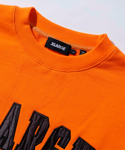EMBROIDERY ZEBRA LOGO CREW NECK SWEAT