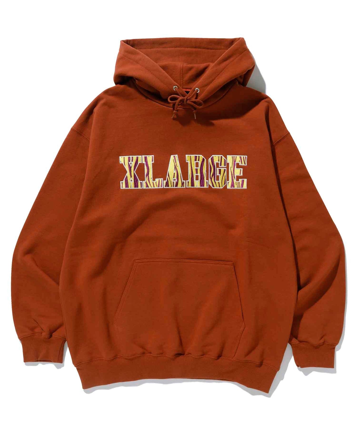 EMBROIDERY ZEBRA LOGO HOODED SWEAT