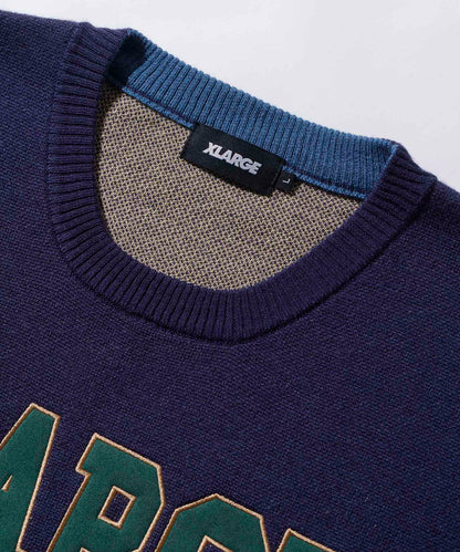 EMBLEM LOGO CREWNECK KNIT