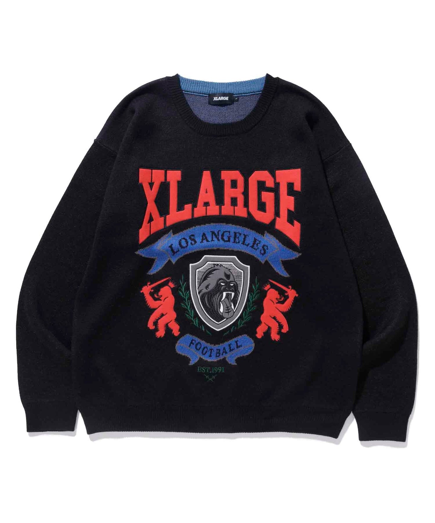 EMBLEM LOGO CREWNECK KNIT