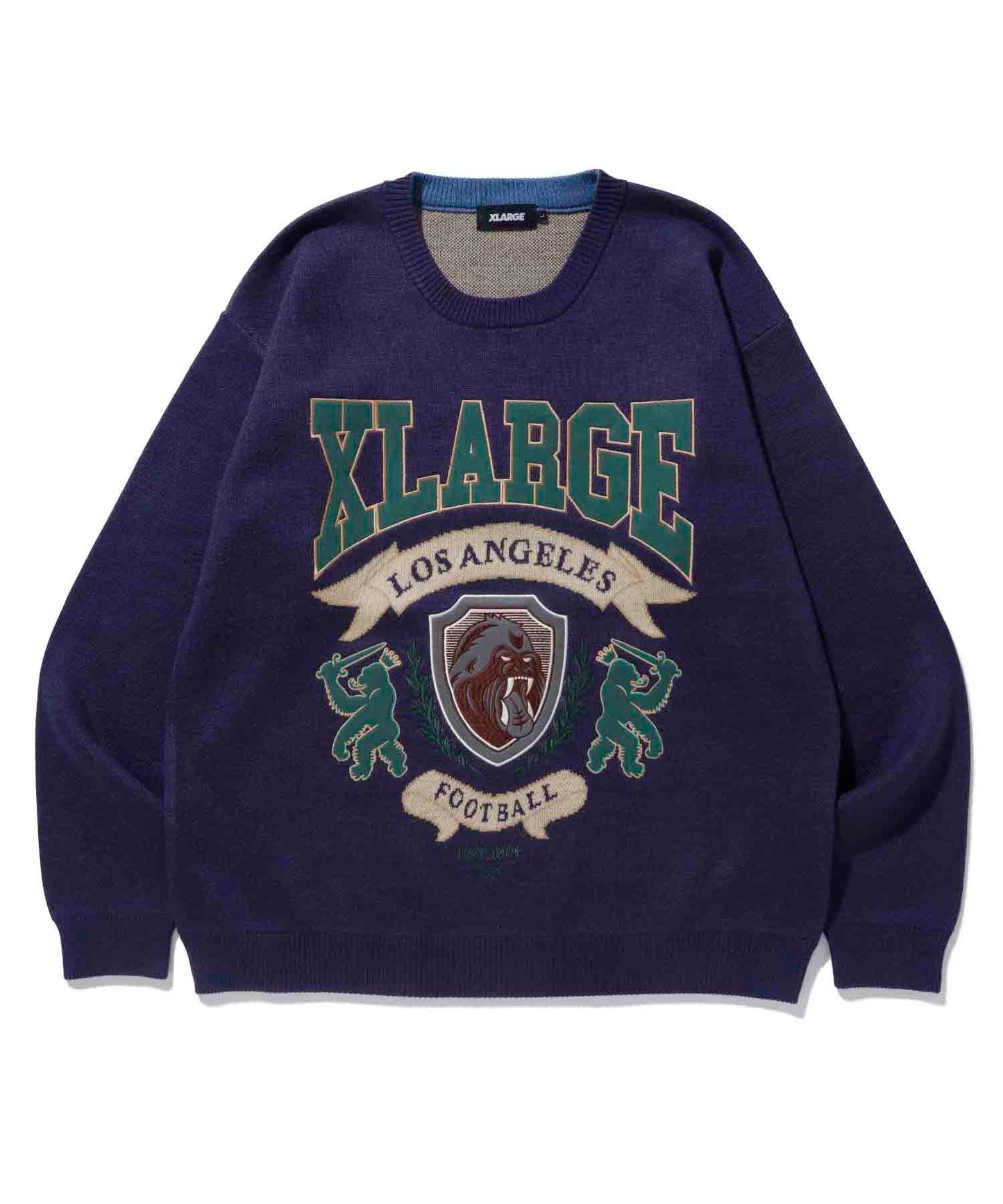 EMBLEM LOGO CREWNECK KNIT