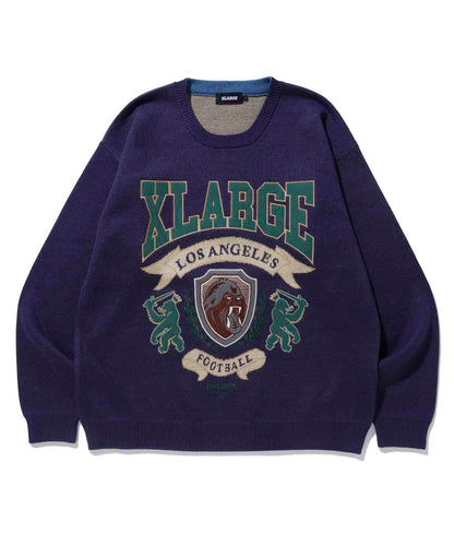 EMBLEM LOGO CREWNECK KNIT