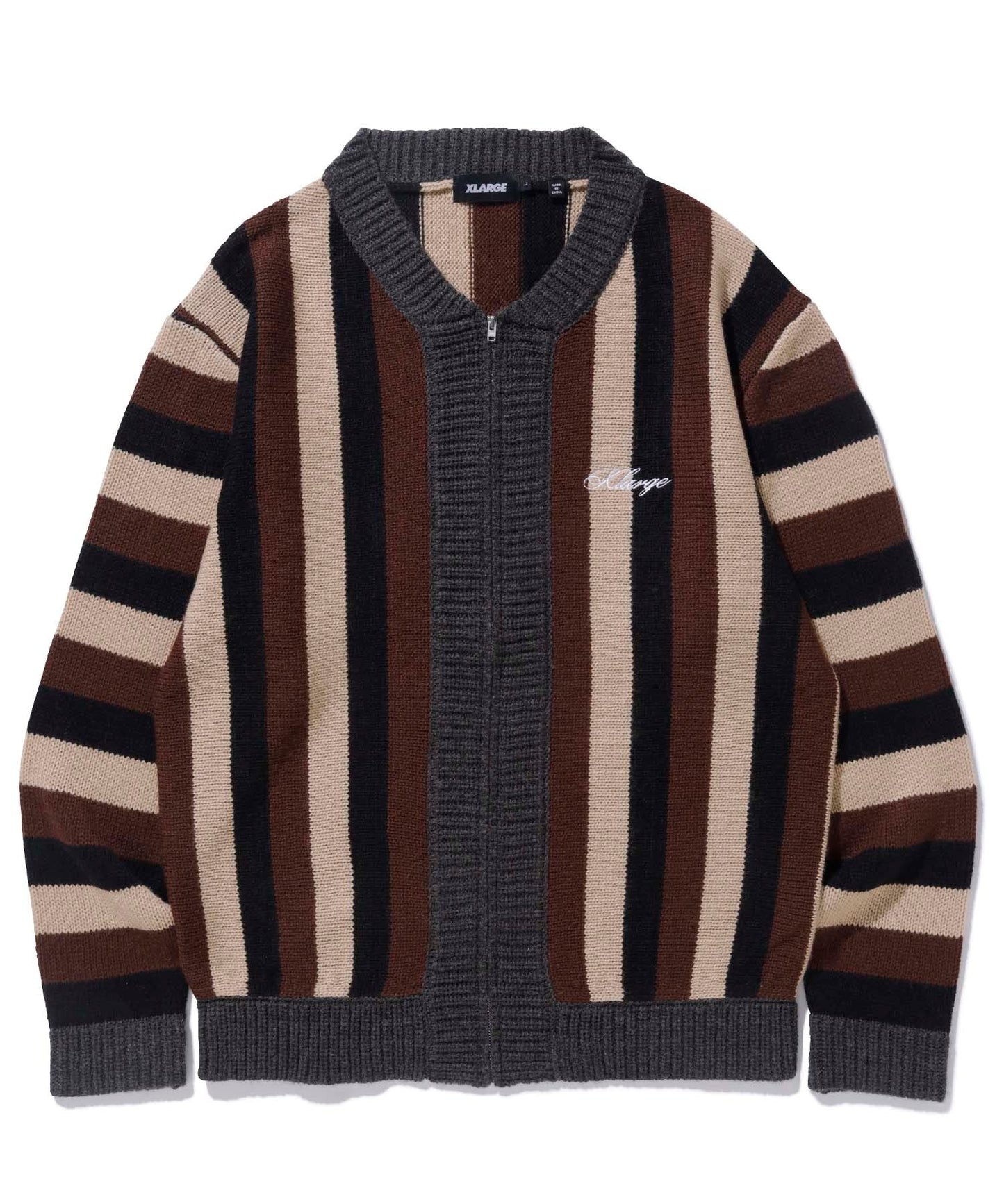 STRIPE KNIT CARDIGAN