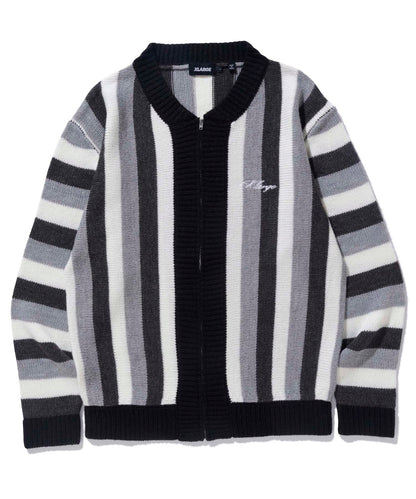 STRIPE KNIT CARDIGAN