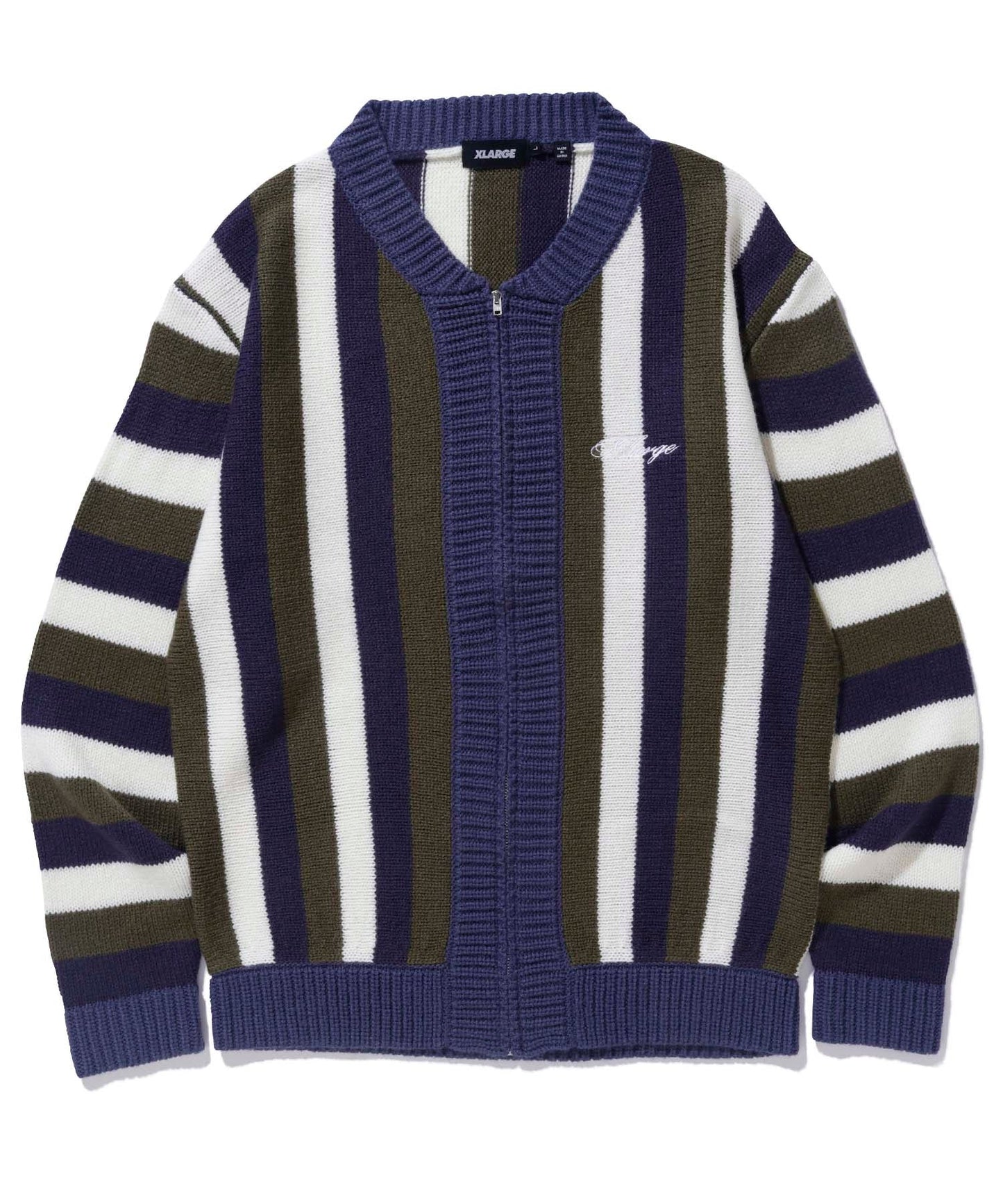STRIPE KNIT CARDIGAN