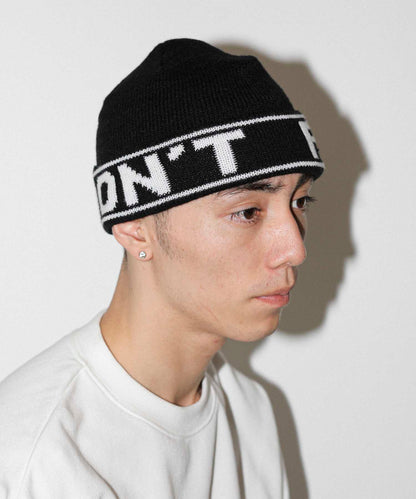 DON'T FRONT LOGO BEANIE HEADWEAR XLARGE  