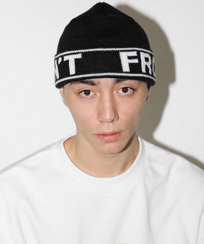 DON'T FRONT LOGO BEANIE HEADWEAR XLARGE  