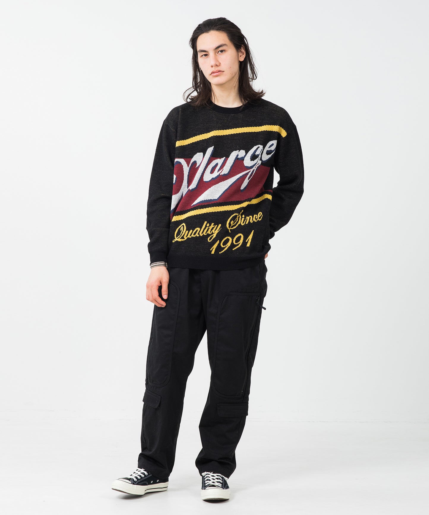 JACQUARD KNIT  SWEATER