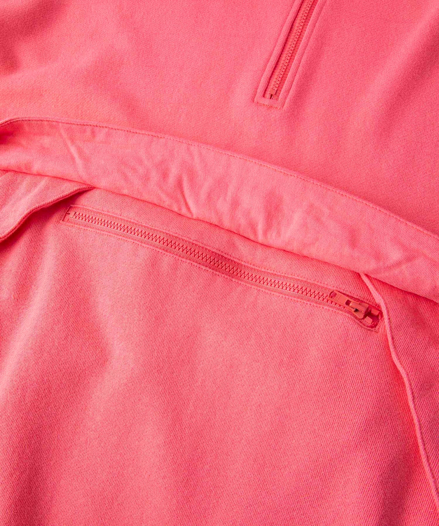 EMBROIDERY LOGO HALF ZIP HOODED SWEAT FLEECE, CREWNECK, HOODIE XLARGE  