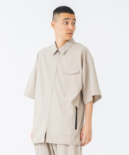 S/S ZIPPED BIG SHIRT SHIRT XLARGE  